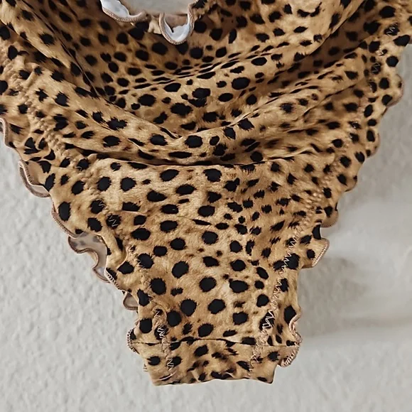 Women's Leopard Shade & Shore Swim Bottoms. Size Med 8-10 NWT - Picture 7 of 10